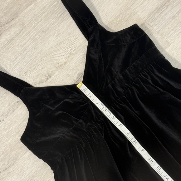 Lands End Canvas 1963 Black Velvet Holiday Dress Size 8 - Picture 12 of 16